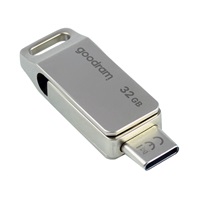GOODRAM Flash Disk 32GB ODA3, USB 3.2, stříbrná