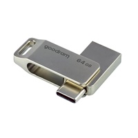 GOODRAM Flash Disk 64GB ODA3, USB 3.2, stříbrná