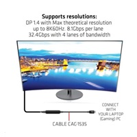 Club3D Kabel USB 3.2 Gen2 Type-C to C Active Bi-directional (M/M) 8K60Hz, 5m