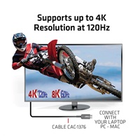 Club3D Kabel Ultra Rychlý HDMI™ Certifikovaný AOC Kabel 8K60Hz, 4K120Hz, 10m