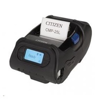 Citizen CMP-25L, USB, RS-232, BT, 8 dots/mm (203 dpi), display, ZPL, CPCL