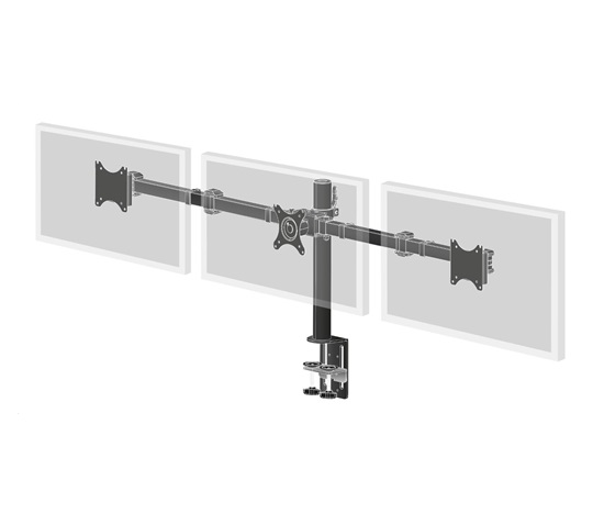 iiyama display holder, triple desktop arm