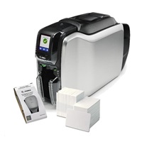 Zebra ZC300, 12 dots/mm (300 dpi), USB, Ethernet, display, CardStudio