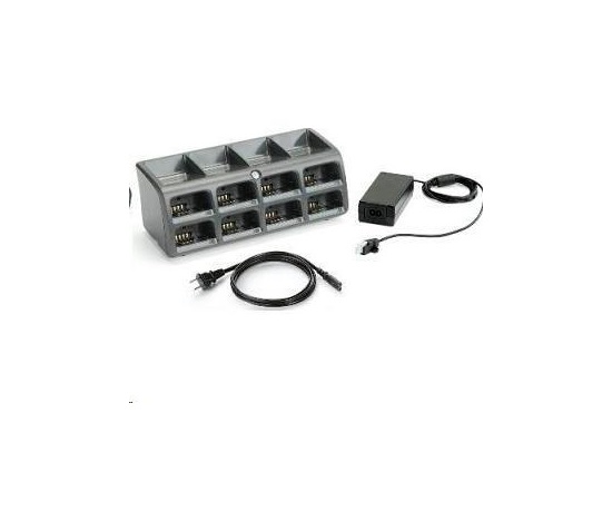 Zebra battery charging station, 8 slots