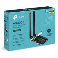 TP-Link Archer TX50E WiFi6 PCIe adapter (AX3000,2,4GHz/5GHz,Bluetooth5.0)