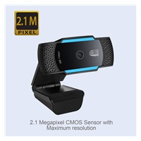 ADESSO webkamera CyberTrack H5 (1080P HD Auto Focus, duální mikrofon, bezpečnostní záklopka)