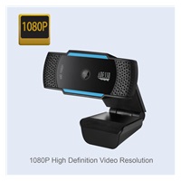 ADESSO webkamera CyberTrack H5 (1080P HD Auto Focus, duální mikrofon, bezpečnostní záklopka)