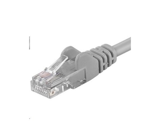 PREMIUMCORD Patch kabel UTP RJ45-RJ45 CAT5e 25m šedá