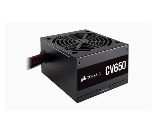 CORSAIR zdroj, CV650 80+ Bronze, 120mm ventilátor (ATX, 650W), ventilátor dual EPS