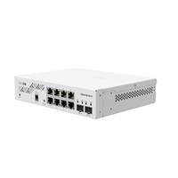 MikroTik Cloud Smart Switch CSS610-8G-2S+IN, 8 gigabit.portů, PoE-In, 2xSFP+, SwOS