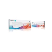 CONNECT IT Combo bezdrátová bílá klávesnice + myš, CZ + SK layout