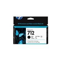 HP 712 80-ml Black DesignJet Ink Cartridge