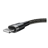 Baseus Cafule nabíjecí / datový kabel USB na Lightning 1,5A 2m, šedá-černá