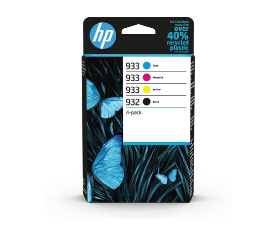 HP 932 Black / 933 CMY Original Ink Cartridge 4-Pack (400 / 330 / 330 / 330 pages)