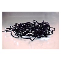 SOLIGHT LED venkovní vánoční řetěz, 400 LED, 20m, přívod 5m, 8 funkcí, IP44, studená bílá