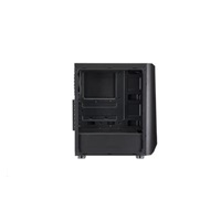 Fortron skříň Midi Tower CMT151 Black, průhledná bočnice, 1 x A. RGB LED 120 mm ventilátor