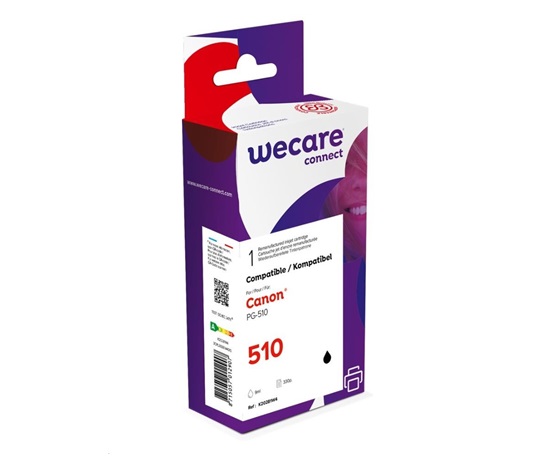 WECARE Wkład ARMOR do CANON Pixma MP250, MP270 (PG510) czarny 9ml, 270 str
