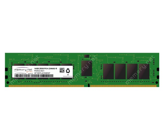 HPE 16GB (1x16GB) Dual Rank x8 DDR42933 CAS212121 RegSmartMemory Kit P00922R-B21 RENEW