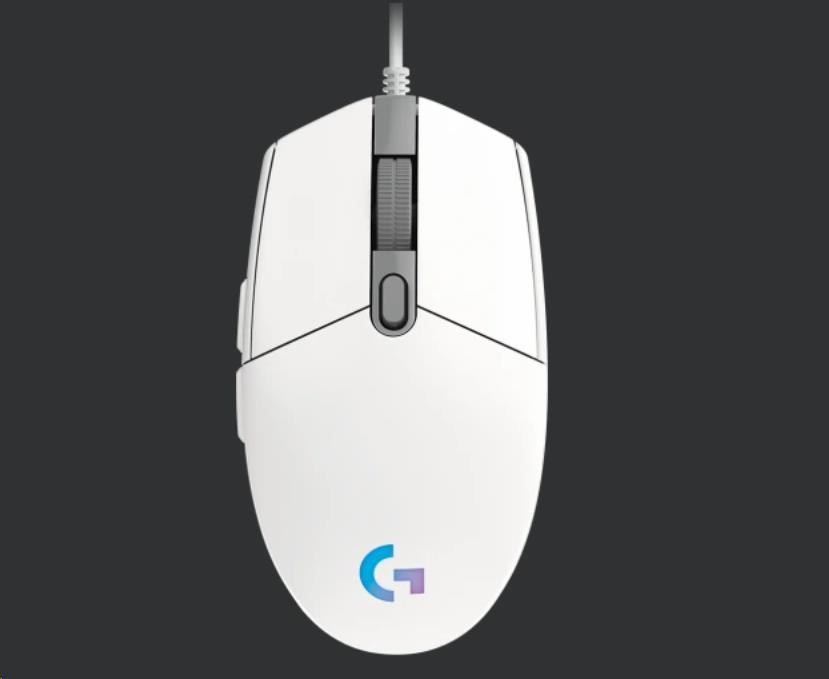 Logitech G203 Lightsync Gaming Mouse - White