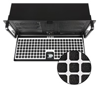 CHIEFTEC skříň Rackmount 4U ATX/EATX UNC-411E-B, 500W BDF-500S, Black