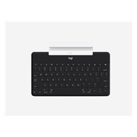 Logitech Bluetooth Keyboard Folio Keys-To-Go, UK - International, Black, Apple
