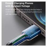 Baseus Cafule Series nabíjecí / datový kabel USB-C na Lightning PD 20W 2m, černá