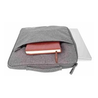 MANHATTAN Pouzdro Seattle Notebook Sleeve 15.6", Voděodolný, šedá