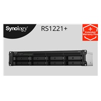 Synology RS1221+ RackStation (4C/Ryzen V1500B/2,2GHz/4GBRAM/8xSATA/2xUSB3.2/4xGbE/1xPCIe)