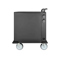 MANHATTAN nabíjecí vozík - 32 portů, 576 W, přepěťová ochrana, tichá ventilace, kovové pouzdro, černá