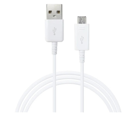 Samsung datový kabel EP-DG925UWE, micro USB, bílá (bulk)