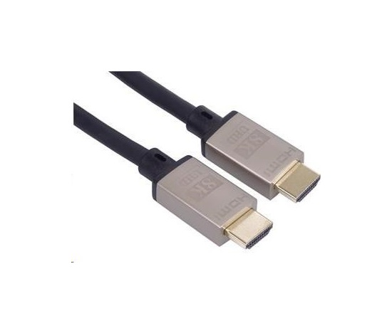 PREMIUMCORD Kabel HDMI 2.1 High Speed + Ethernet kabel 8K@60Hz, 4K@120Hz, pozlacené konektory, 2m