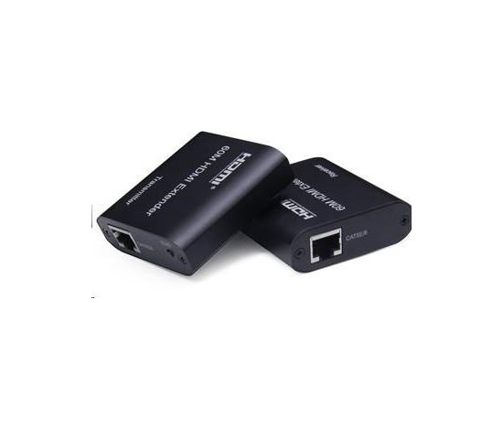 PREMIUMCORD HDMI extender na 60m FULL HD 1080p přes jeden kabel Cat5e/6/6a/7, EDID nastavení