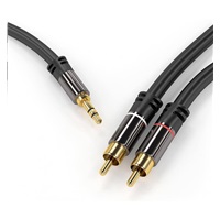 PREMIUMCORD kabel, Jack 3.5mm-2xCINCH M/M 5m