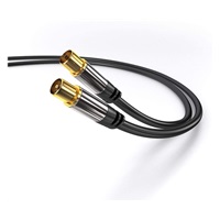 PREMIUMCORD propojovací kabel, anténní, M/F 75Ohm (135dB) 4x stíněný 1,5m