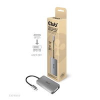 Club3D Adaptér aktivní USB 3.2 typ C na DVI-D Dual Link 4K30Hz pro Apple Cinema Display, HDCP off