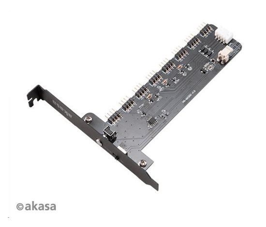 AKASA řadič Vegas RGB XL, 8 kanálů, PCIe slot