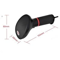 Virtuos CCD 2D čtečka HT-855A, USB, stojánek, černá