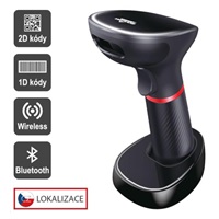 Virtuos CCD 2D čtečka HW-855A, bezdrátová, základna, USB, černá