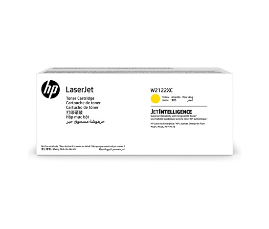 HP W2122XC Yellow Contract Original LaserJet Toner Cartridge (10,000 pages)