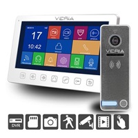 Veria SET Videotelefon  7076B bílý + vstupní stanice  230