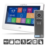 Veria SET Videotelefon  7077B bílý + vstupní stanice  230