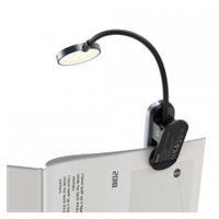 Baseus LED lampa na čtení s klipem, šedá