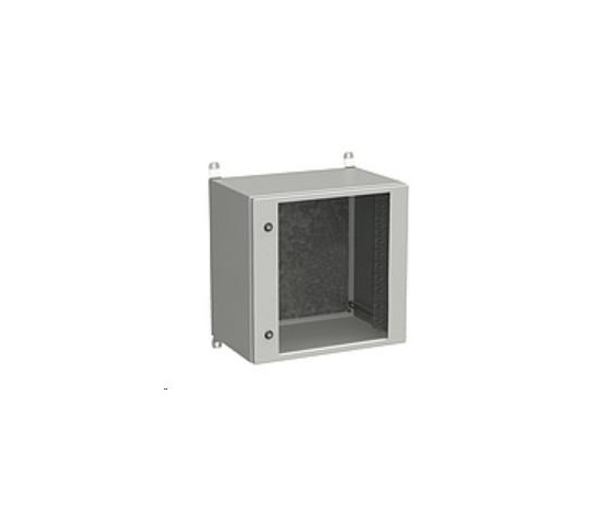 Solarix rozvaděč nástěnný venkovní LC-20 12U 600x500mm, dveře sklo, LC-20-12U-65-11-G