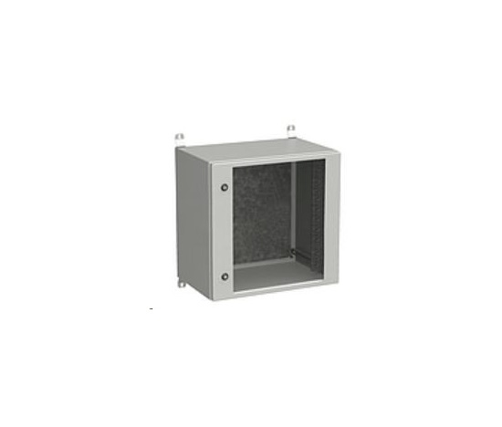 Solarix rozvaděč nástěnný venkovní LC-20 12U 600x600mm, dveře sklo, LC-20-12U-66-11-G