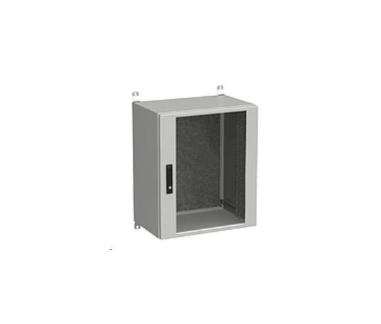 Solarix rozvaděč nástěnný venkovní LC-20 15U 600x300mm, dveře sklo, LC-20-15U-63-12-G