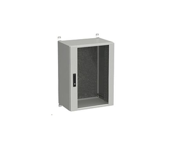 Solarix rozvaděč nástěnný venkovní LC-20 18U 600x600mm, dveře sklo, LC-20-18U-66-12-G