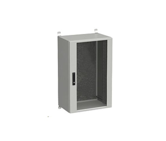 Solarix rozvaděč nástěnný venkovní LC-20 21U 600x400mm, dveře sklo, LC-20-21U-64-12-G