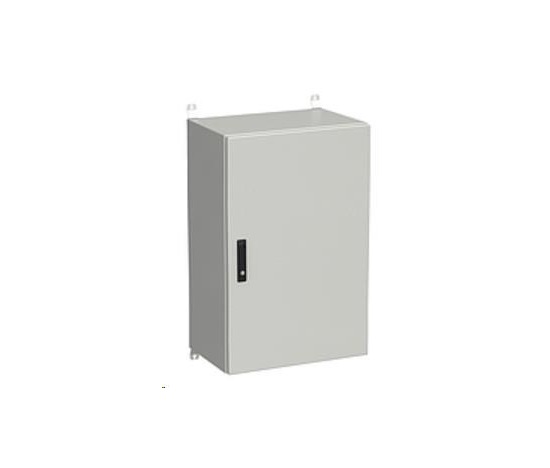 Solarix rozvaděč nástěnný venkovní LC-20 21U 600x500mm, dveře plech, LC-20-21U-65-22-G