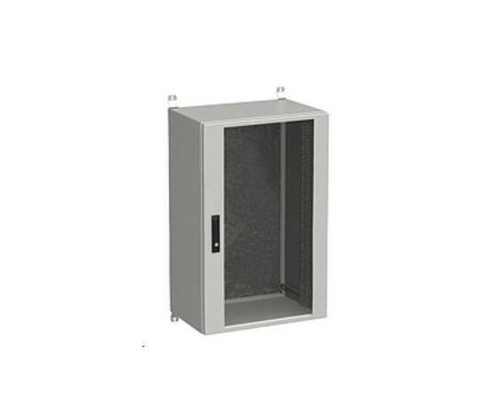 Solarix rozvaděč nástěnný venkovní LC-20 21U 600x500mm, dveře sklo, LC-20-21U-65-12-G