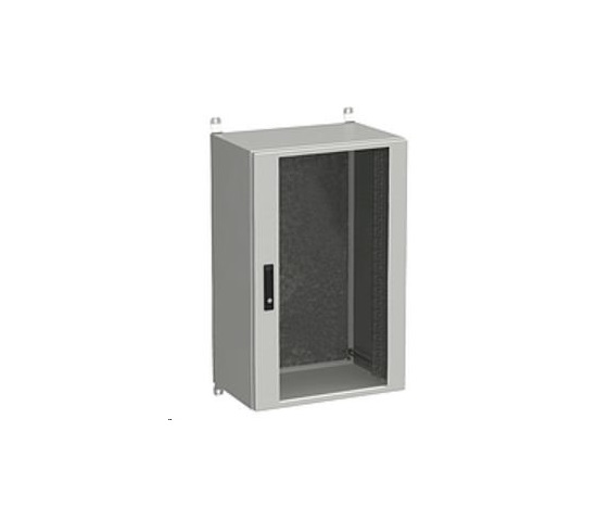 Solarix rozvaděč nástěnný venkovní LC-20 21U 600x600mm, dveře sklo, LC-20-21U-66-12-G